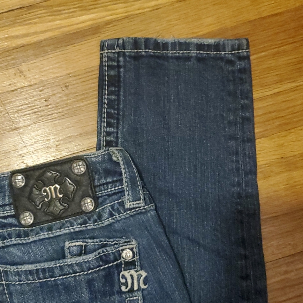 Miss me skinny jeans 👖  size 28 Inseam Measuring 31 Inches - Picture 3 of 10